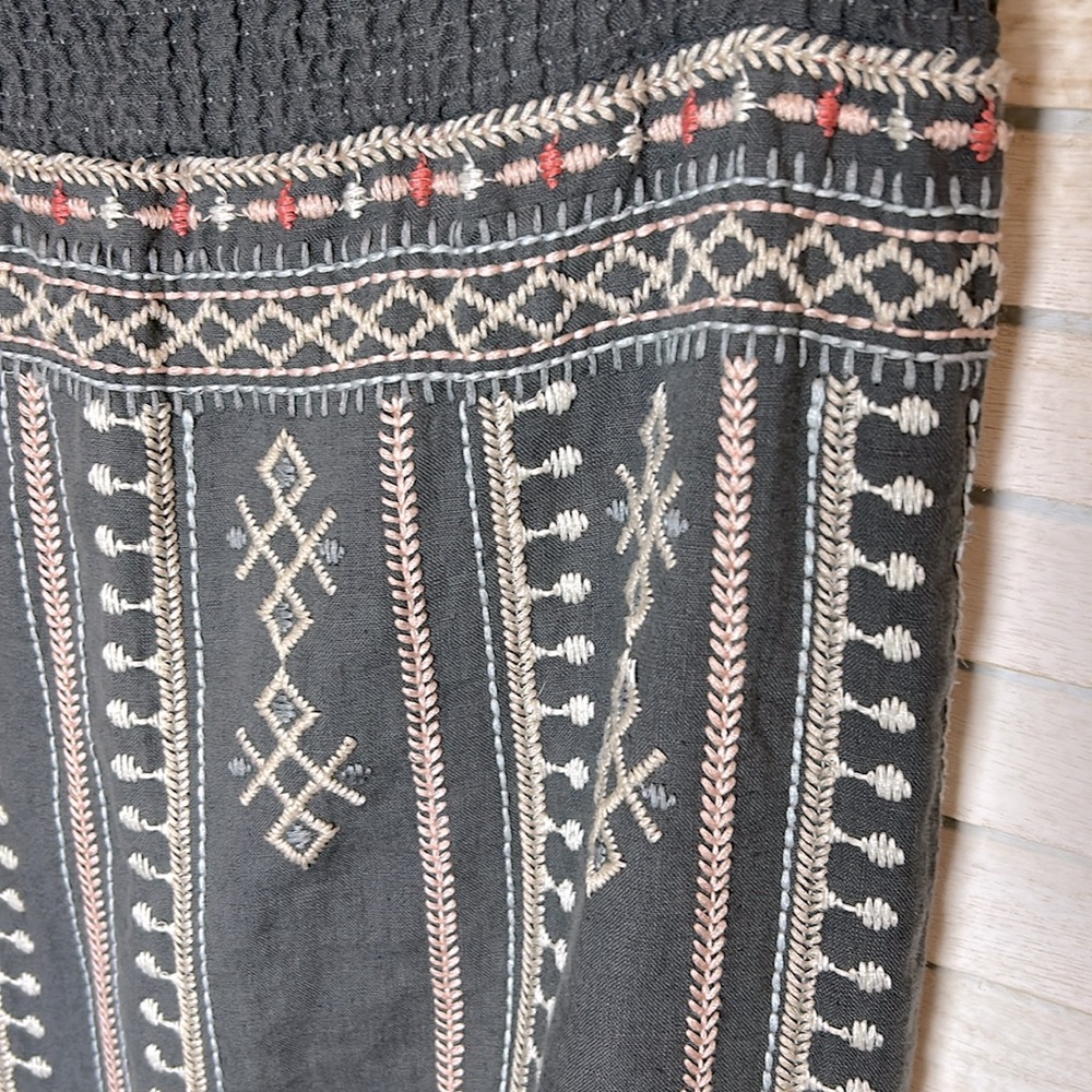 Johnny Was LA Linen Side Slit Maxi Skirt. Size Small - Picture 4 of 10